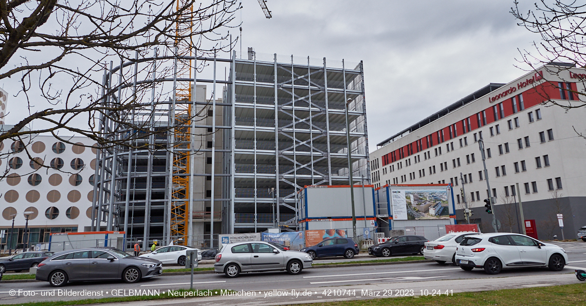 29.03.2023 - Baustelle REVO und Umgebung in Neuperlach